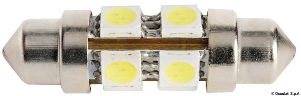 2 Lampadine LED a siluro 39 mm 3000 K - 14.301.22